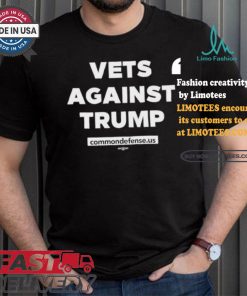 Official Official Vets Against Trump Commondefense.Us Shirt