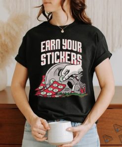 Official Ohio State Buckeyes Earn Your Stickers Shirt