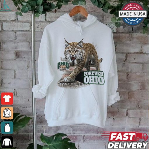 Official Ohio University Forever Ohio Bobcats Brick Walk Graphic t shirt