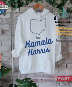 Official Ohio for Kamala Harris map T shirt