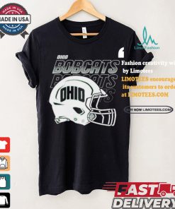 Official Ohio university Football helmet fade T shirt