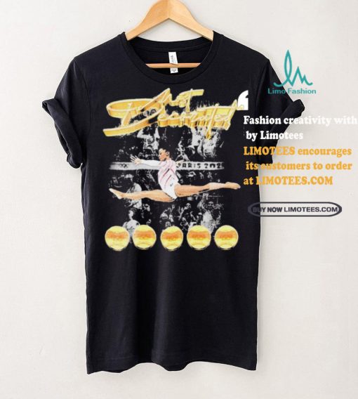 Official Olympic Paris 2024 Simone Biles Golden Girls Of USA Gymnastics signature vintage t shirt