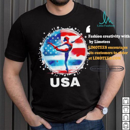 Official Olympic Paris 2024 United States Gymnastics Team T Shirt