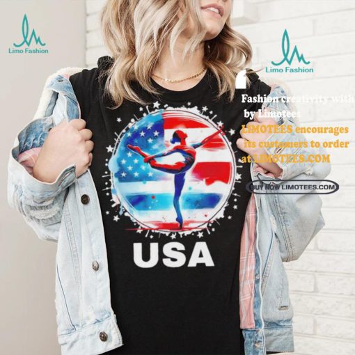 Official Olympic Paris 2024 United States Gymnastics Team T Shirt