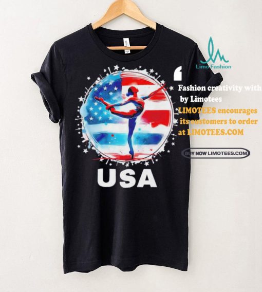 Official Olympic Paris 2024 United States Gymnastics Team T Shirt