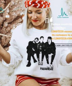 Official Paramore Group Photo Boyfriend Fit Girls Shirt