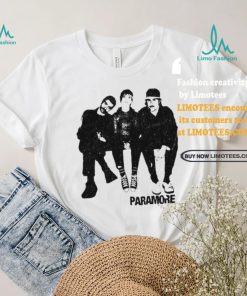 Official Paramore Group Photo Boyfriend Fit Girls Shirt