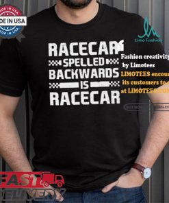 Official Parker Kligerman Wearing Racecar Spelled Backwards Is Racecar Vintage t shirt