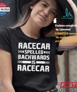 Official Parker Kligerman Wearing Racecar Spelled Backwards Is Racecar Vintage t shirt