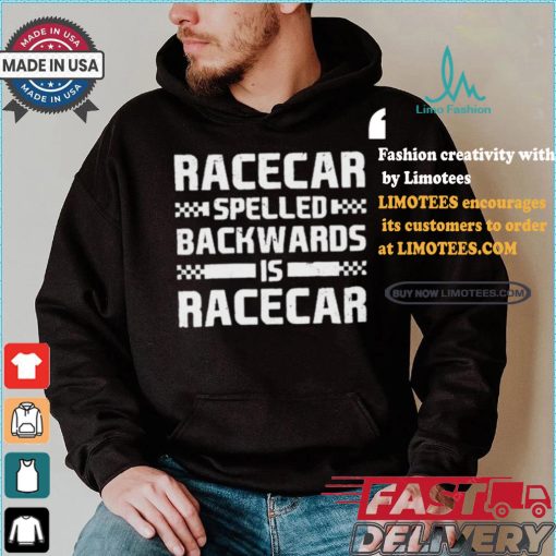 Official Parker Kligerman Wearing Racecar Spelled Backwards Is Racecar Vintage t shirt