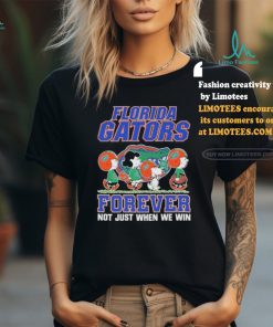 Official Peanuts Characters Walking Florida Gators Forever Not Just When We Win Shirt