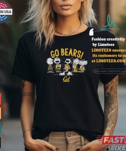 Official Peanuts Characters x California The Gang Go Bears t shirt