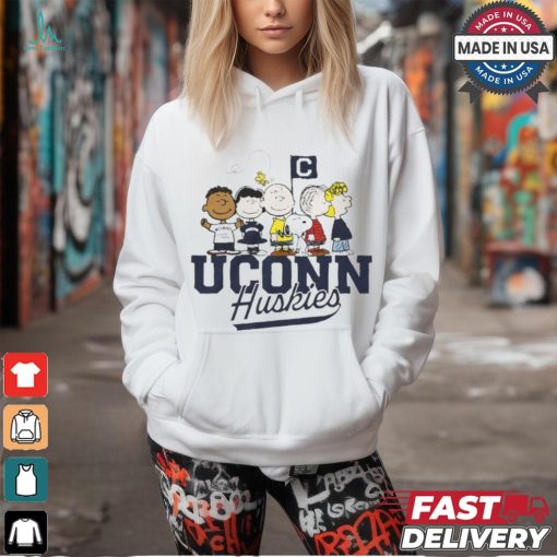 Official Peanuts x UConn Huskies The Gang t shirt