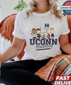 Official Peanuts x UConn Huskies The Gang t shirt