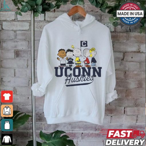 Official Peanuts x UConn Huskies The Gang t shirt