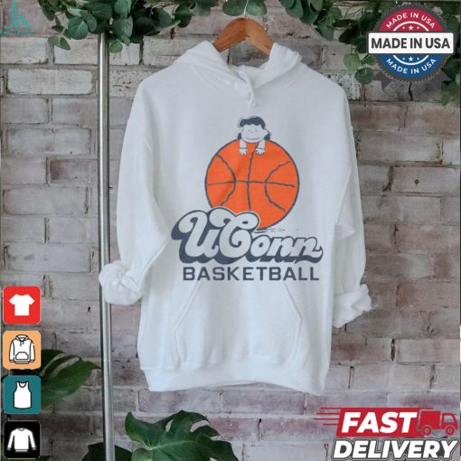 Official Peanuts x UConn Lucy Basketball t shirt