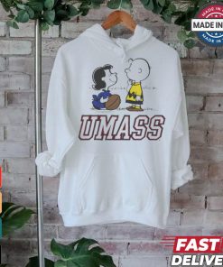 Official Peanuts x UMass Lucy Charlie Brown Football Graphic t shirt