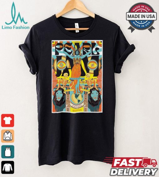 Official Pearl Jam With Glen Hansard Chicago Illinois August 29 and 31 2024 Wrigley Field Poster shirt