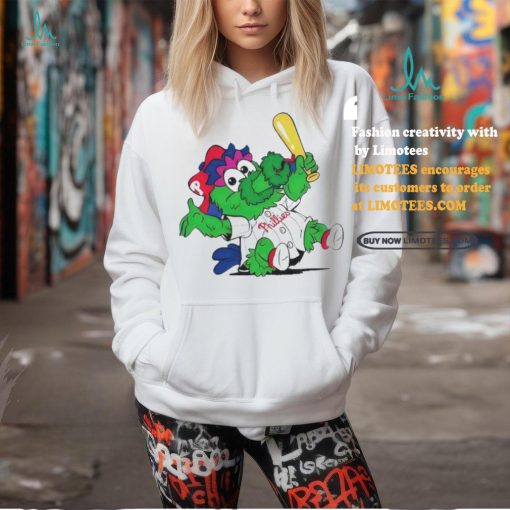Official Philadelphia Phillies Phillie Phanatic Mascot T Shirt