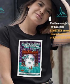 Official Pigeons Playing Ping Pong August 1 2024 Canton Waterfront Park Baltimore MD Concert Poster T Shirt