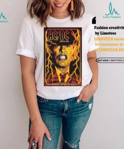 Official Poster AC DC August 4 2024 Hannover Messe Hannover Germany t shirt