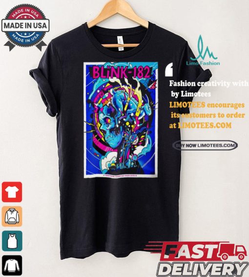 Official Poster Blink 182 Aug 15 2024 Rogers Centre in Toronto ON t shirt
