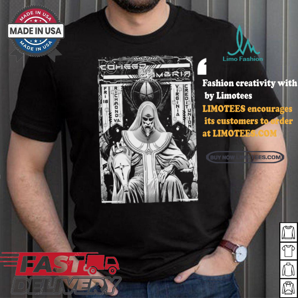 Official Poster Coheed And Cambria Aug 16 2024 Virginia Credit Union LIVE! in Richmond VA t shirt Official Poster Coheed And Cambria Aug 16 2024 Virginia Credit Union LIVE! in Richmond VA t shirt