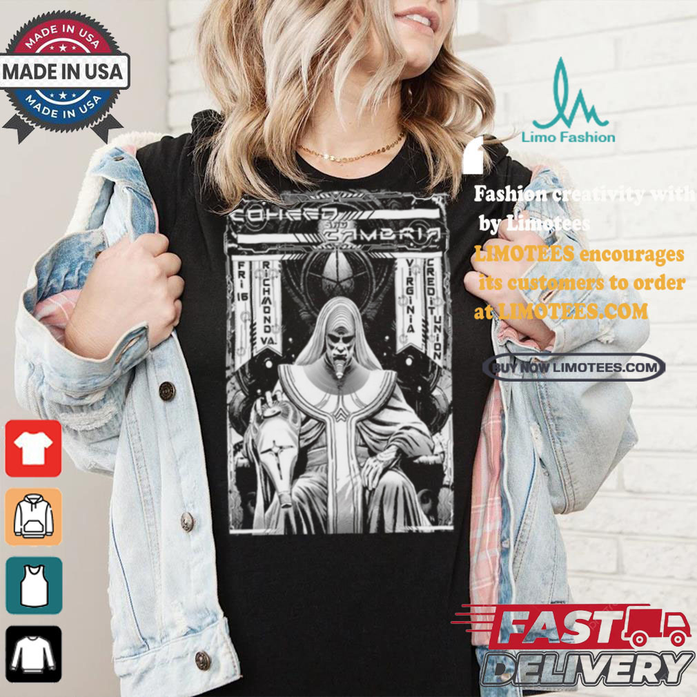 Official Poster Coheed And Cambria Aug 16 2024 Virginia Credit Union LIVE! in Richmond VA t shirt Official Poster Coheed And Cambria Aug 16 2024 Virginia Credit Union LIVE! in Richmond VA t shirt
