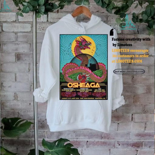 Official Poster Osheaga Festival Tour In Montreal QC On August 2 4 2024 t shirt