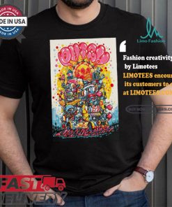 Official Poster Phish Aug 15 18 2024 The Woodlands in Dover DE t shirt