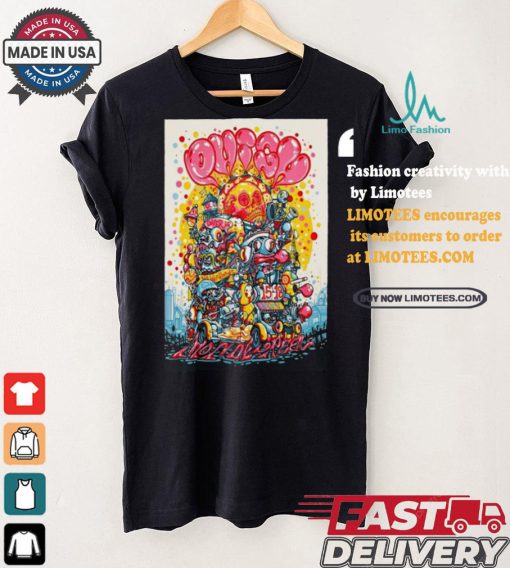 Official Poster Phish Aug 15 18 2024 The Woodlands in Dover DE t shirt