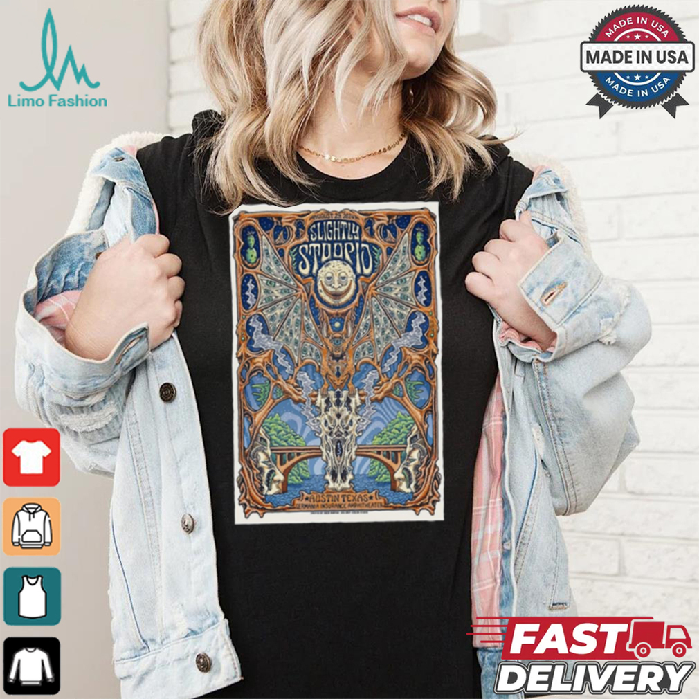 Official Poster Slightly Stoopid Aug 29 2024 Germania Insurance Amphitheater in Austin TX t shirt Official Poster Slightly Stoopid Aug 29 2024 Germania Insurance Amphitheater in Austin TX t shirt