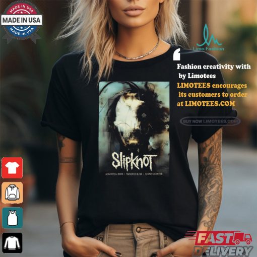 Official Poster Slipknot August 15 2024 Xfinity Center In Mansfield MA t shirt
