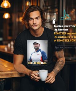 Official Poster Team USA Golf Scottie Scheffler Gold Medal Olympic Games 2024 t shirt