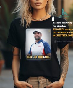 Official Poster Team USA Golf Scottie Scheffler Gold Medal Olympic Games 2024 t shirt