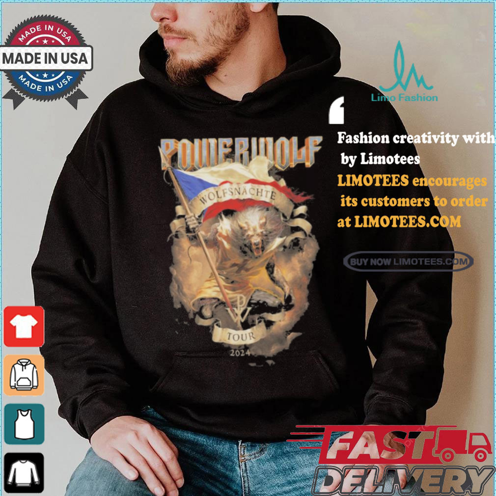 Official Prague Powerwolf Wolfsnächte Tour 2024 shirt Official Prague Powerwolf Wolfsnächte Tour 2024 shirt