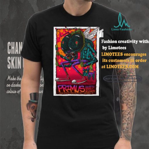 Official Primus August 1 2024 Everwise Amphitheater Indianapolis, IN Poster T Shirt