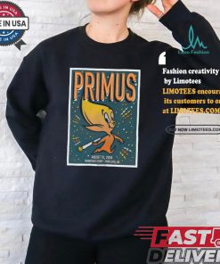 Official Primus August 13 2024 Thompsons Point In Portland ME Poster Shirt