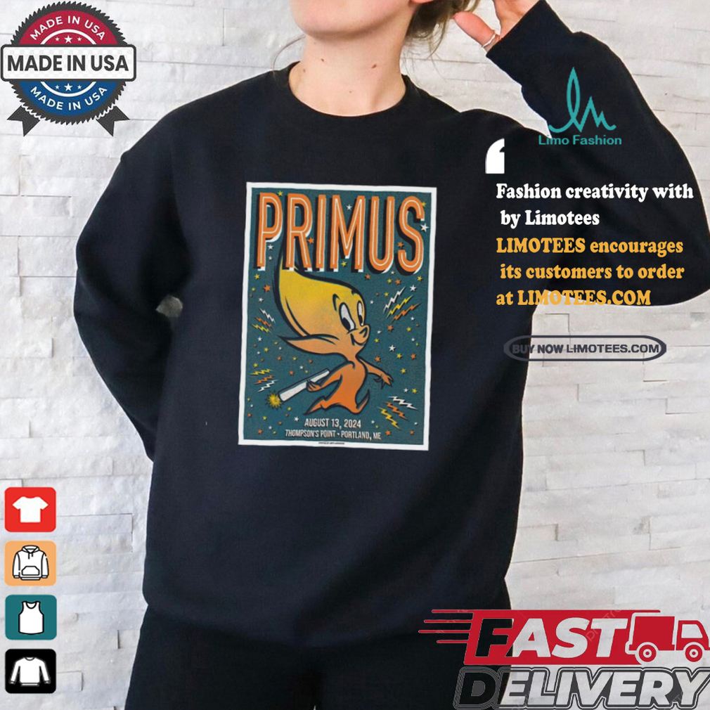 Official Primus August 13 2024 Thompsons Point In Portland ME Poster Shirt Official Primus August 13 2024 Thompsons Point In Portland ME Poster Shirt