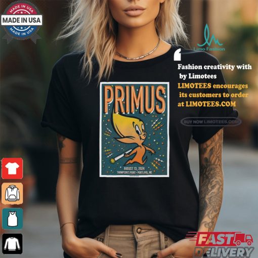 Official Primus August 13 2024 Thompsons Point In Portland ME Poster Shirt