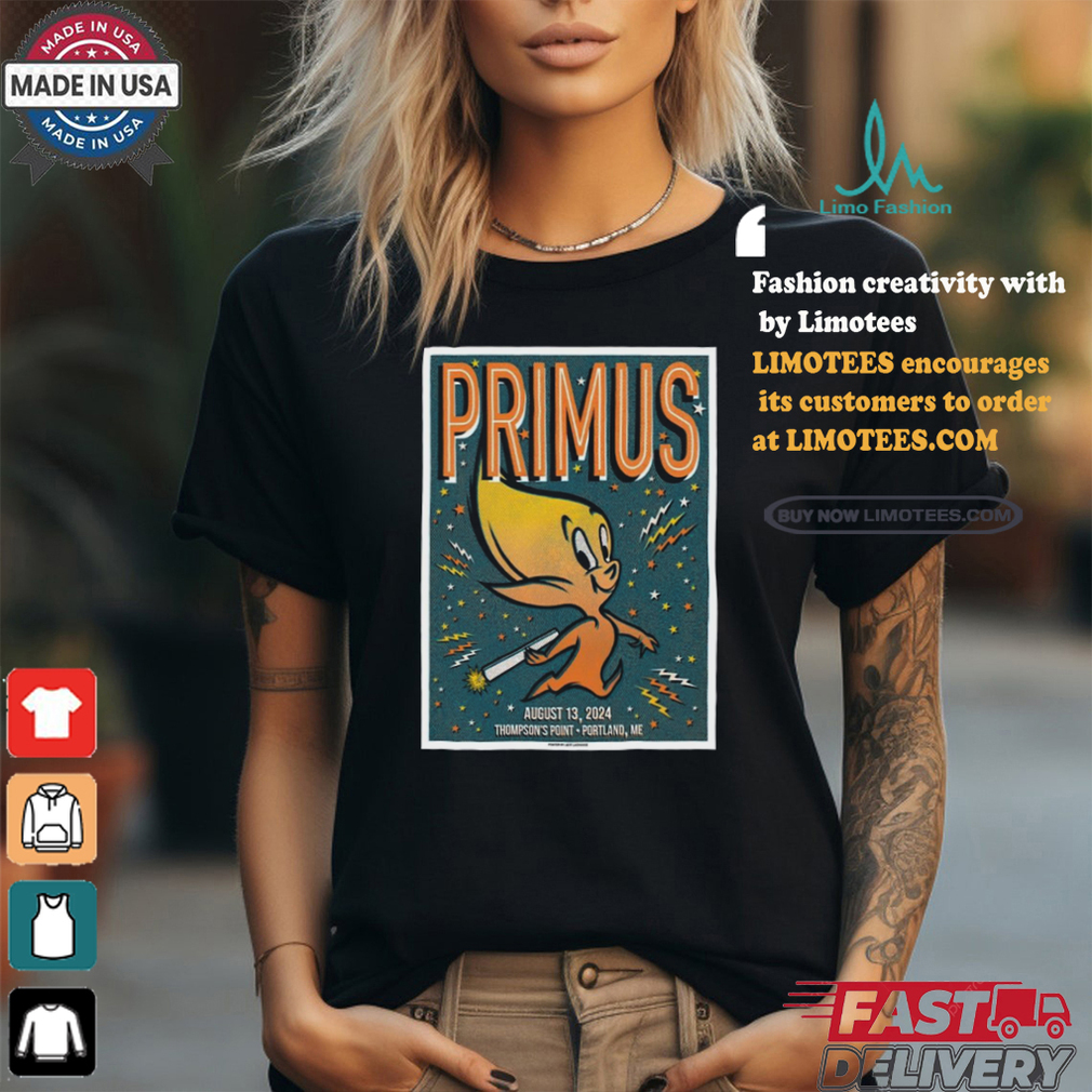 Official Primus August 13 2024 Thompsons Point In Portland ME Poster Shirt Official Primus August 13 2024 Thompsons Point In Portland ME Poster Shirt