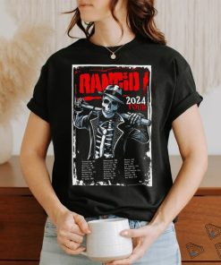 Official Rancid 2024 Tour Poster shirt