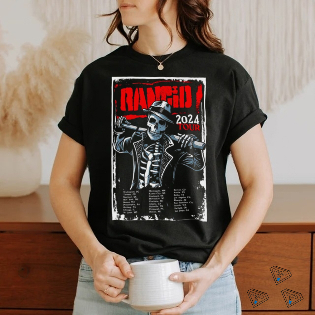 Official Rancid 2024 Tour Poster shirt Official Rancid 2024 Tour Poster shirt