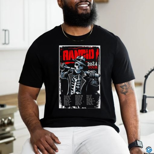 Official Rancid 2024 Tour Poster shirt