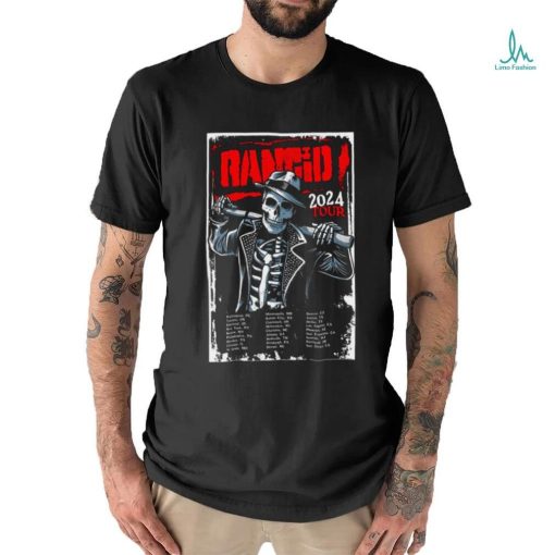 Official Rancid 2024 Tour Poster shirt
