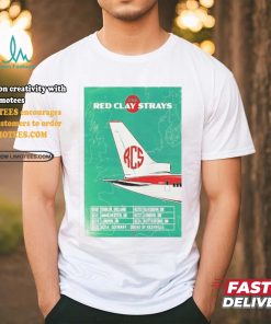 Official Red Clay Strays X Soundwaves Creative Tour 2024 Poster T Shirt