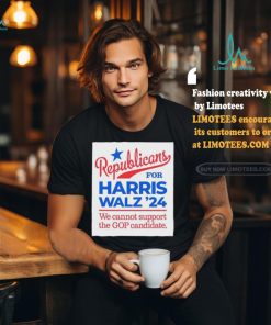 Official Republicans For Harris Walz, We Can’t Support The GOP Candidate Shirt