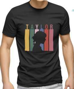 Official Retro taylor first name personalized groovy birthday girl shirt