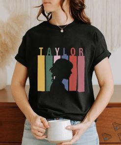 Official Retro taylor first name personalized groovy birthday girl shirt
