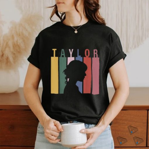 Official Retro taylor first name personalized groovy birthday girl shirt